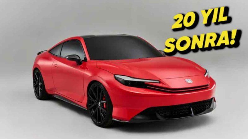 Honda, 20 Yıl Sonra Prelude’u Yeniden Hayata Döndürüyor: İkonik Coupe Modelinin Elektrikli Versiyonu Geliyor