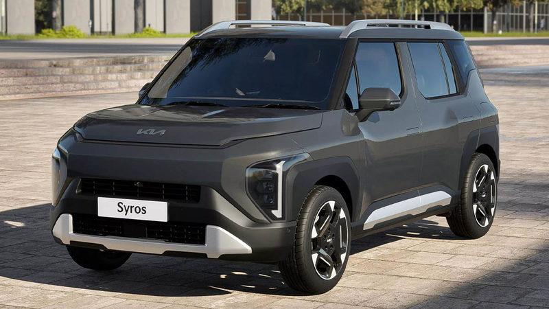 Kia, Uzaktan Bakınca Dev Bir Bota Benzeyen Tuhaf SUV’u "Syros"u Tanıttı