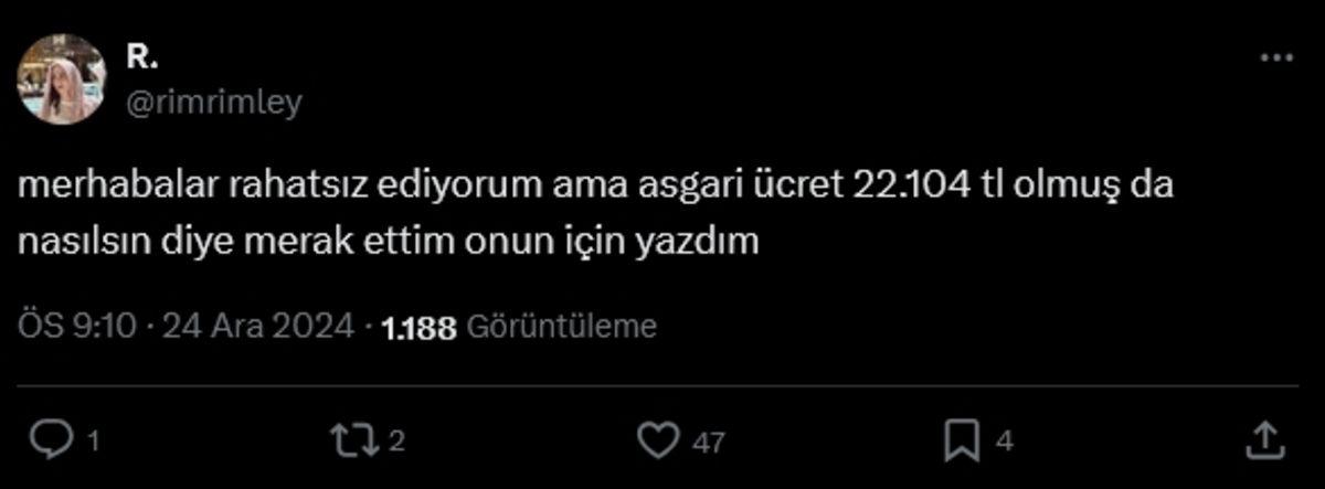2025 Yılı Asgari Ücreti Açıklandı, Sosyal Medya Yıkıldı: İşte Gelen Tepkiler!