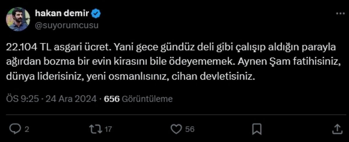 2025 Yılı Asgari Ücreti Açıklandı, Sosyal Medya Yıkıldı: İşte Gelen Tepkiler!