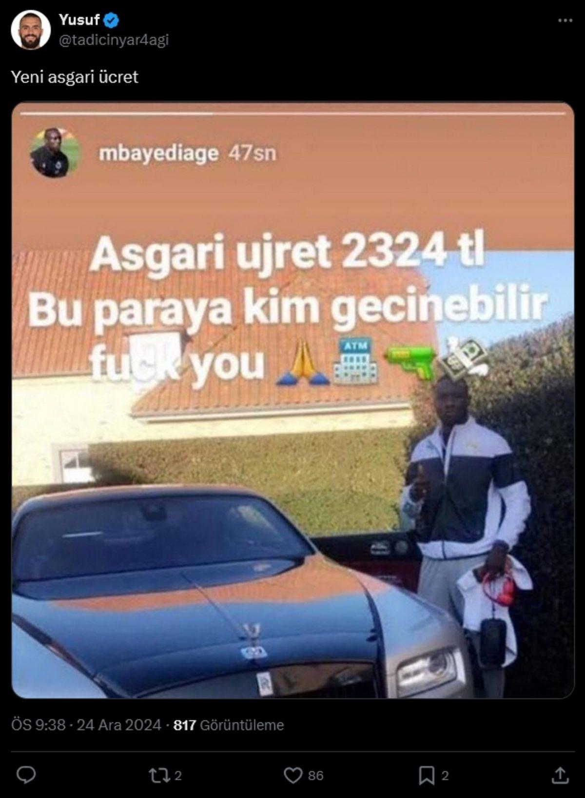 2025 Yılı Asgari Ücreti Açıklandı, Sosyal Medya Yıkıldı: İşte Gelen Tepkiler!