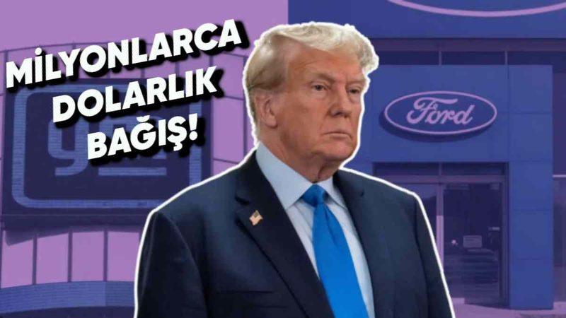 Üç Büyük Otomotiv Devi, Trump’ın Yemin Töreni İçin Kolları Sıvadı: Ford, GM ve Toyota’dan Milyonlarca Dolarlık Bağış Geldi