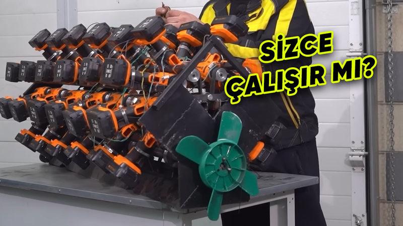 50 Vidalama Aletinden Araba Motoru Üretildi: Peki Bir Arabayı Hareket Ettirebilir mi? [Video]