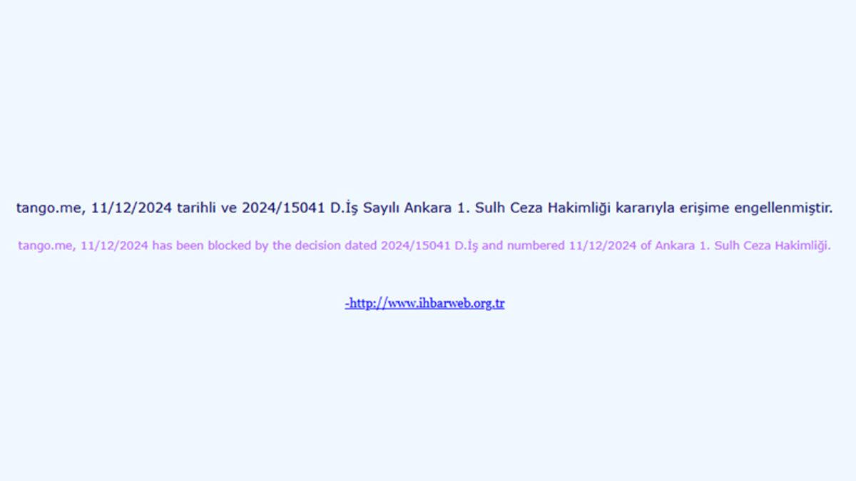 Mesajlaşma ve Canlı Yayın Platformu Tango’ya Erişim Engeli Getirildi: Tamam da Niye?