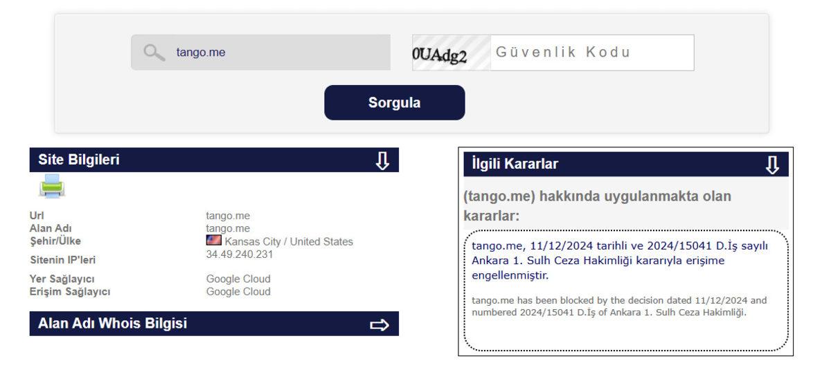 Mesajlaşma ve Canlı Yayın Platformu Tango’ya Erişim Engeli Getirildi: Tamam da Niye?