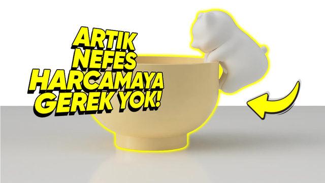 Kahvenize ve Çorbanıza Üfleyebilen Yeni Minik Robot Kedi Tanıtıldı: Üstelik 8 Farklı Modu Var!