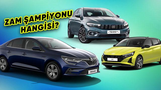 Türkiye’de En Çok Satılan Otomobillerin Fiyatları 1 Ocak 2024’ten 1 Ocak 2025’e Nasıl Değişti?