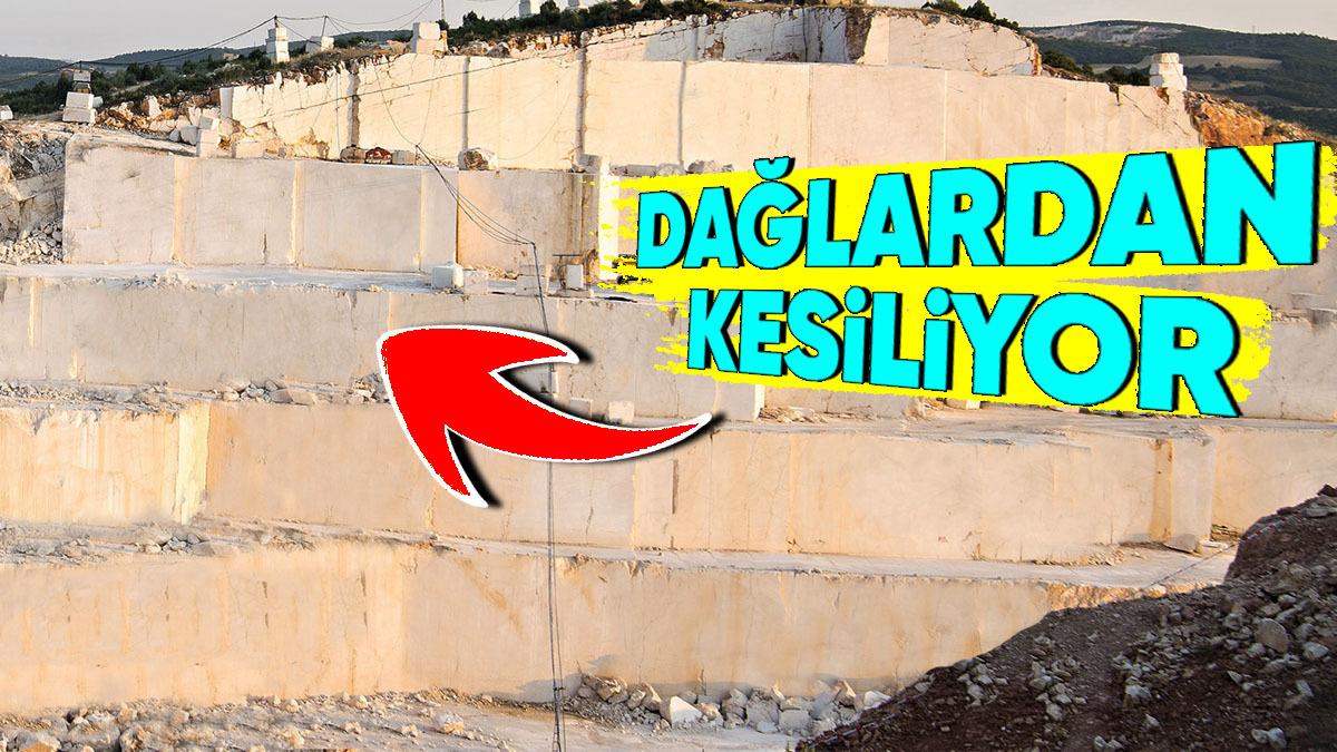 Evlerimizde Kullandığımız ‘Mermerler’ Bakın Aslında Nasıl Üretiliyormuş: Büyük İş Makineleri Bile Yanında Oyuncak Gibi Kalıyor!