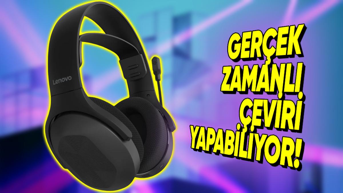 Lenovo’dan Yapay Zekâ Destekli Yeni Kulaklık: Söylenenleri Anında Çevirebiliyor!