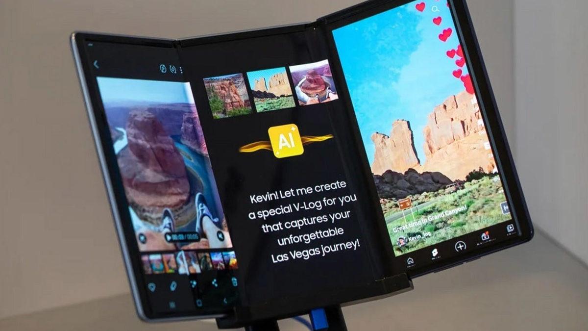 Samsung, Gelecekte Piyasaya Süreceği Telefonların Tasarımlarını Paylaştı: Üçe Katlanan da Var Lastik Gibi Uzayan da...
