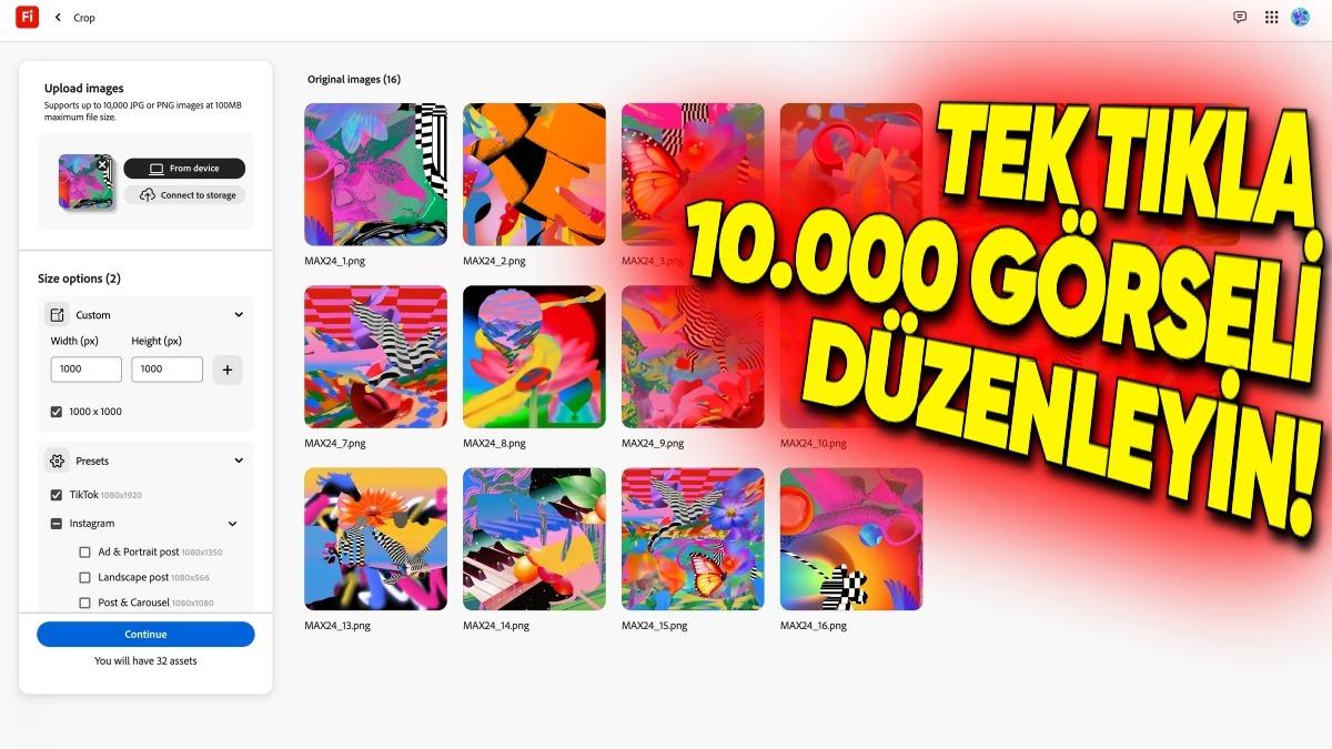 Adobe, Kullanıcıların Çok İşine Yarayacak Yeni Yapay Zekâ Özelliklerini Duyurdu: Tek Tıkla 10 Bin Görseli Düzenleyebileceksiniz!