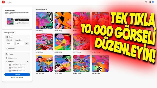 Adobe, Kullanıcıların Çok İşine Yarayacak Yeni Yapay Zekâ Özelliklerini Duyurdu: Tek Tıkla 10 Bin Görseli Düzenleyebileceksiniz!