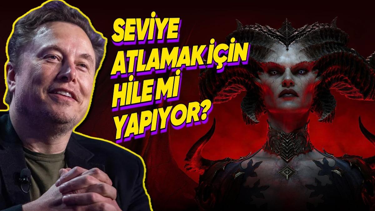 Elon Musk’ın Diablo IV Gibi Oyunlarda Yükselmek İçin Hile Yaptığı İddia Edildi