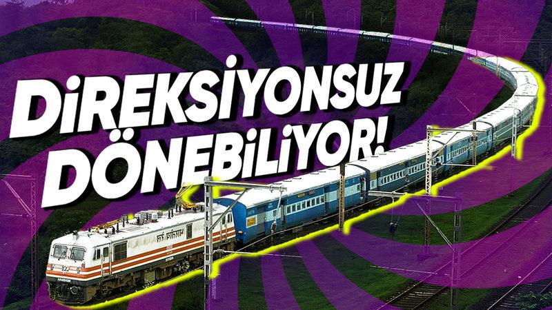 Trenlerin Direksiyonu Olmamasına Rağmen Keskin Virajlarda Bile Dönmesini Sağlayan Dâhiyane Sistem