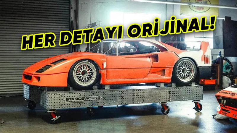 Bir YouTuber, Kendi Ferrari F40’ını Yapmaya Başladı [Video]