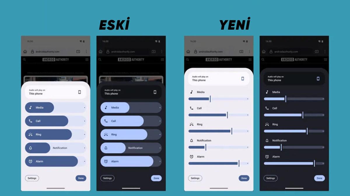 Android 16’daki Bazı Tasarım Değişiklikleri Ortaya Çıktı: İşte Yeni Tasarımdan Ekran Görüntüleri