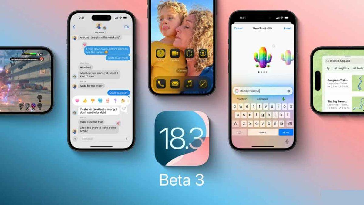 Apple, iOS 18.3 Beta 3 Sürümünü Yayımladı: İşte Detaylar!