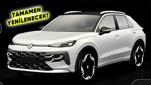 2026 Model Volkswagen T-Roc’un Tasarımı Ortaya Çıktı: Silüeti Tamamen Değişecek!