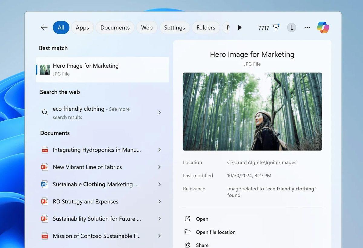 Windows’a Çok Kullanışlı Olacak Yapay Zekâ Destekli Arama Özelliği Geliyor!