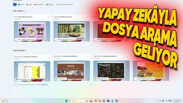 Windows’a Çok Kullanışlı Olacak Yapay Zekâ Destekli Arama Özelliği Geliyor!