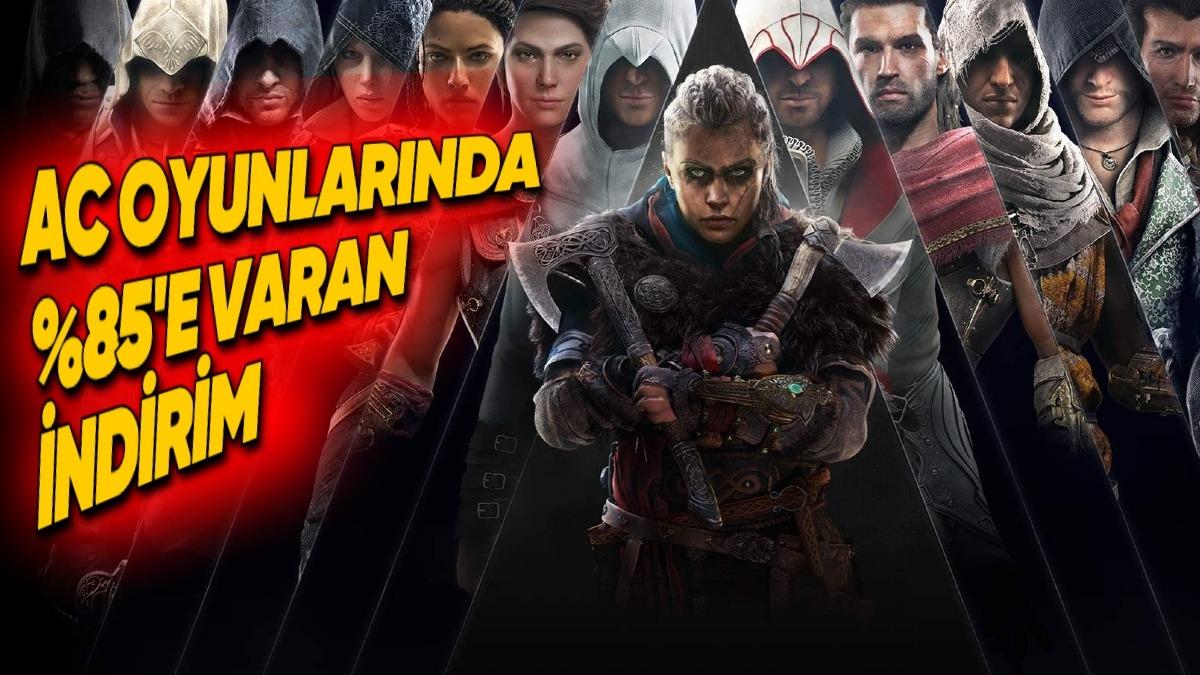 Assassin’s Creed Oyunları Steam’de %85’e Varan Oranda İndirime Girdi