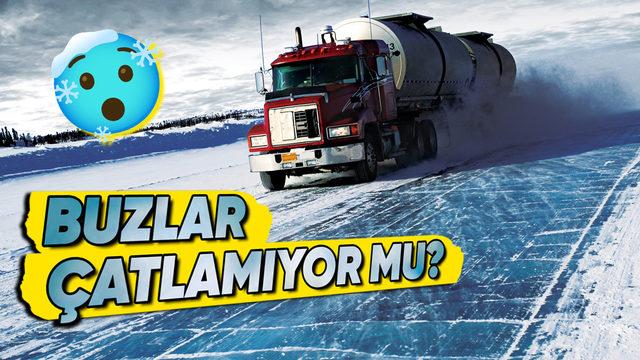 Binek Araçlardan Yüklü Kamyonlara: Donmuş Yollarda Araçlar Nasıl Kilometrelerce Yol Gidebiliyor?