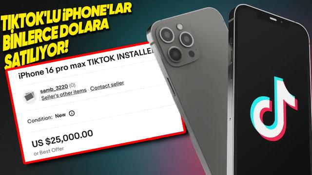 ABD’de TikTok Yüklü iPhone’lar  900 Bin TL’ye 2. El Alışveriş Sitelerinde Satışa Çıktı