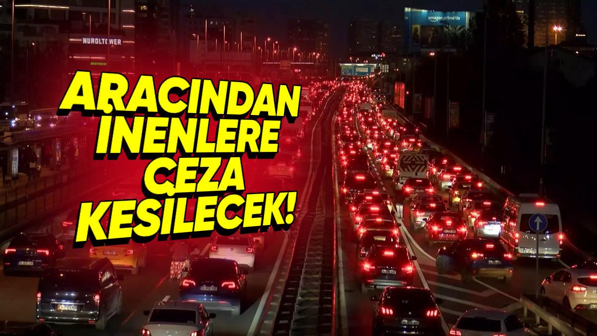 Trafikte Tartışmak İçin Aracından İnenlerin Ehliyetlerine El Koyulacak!