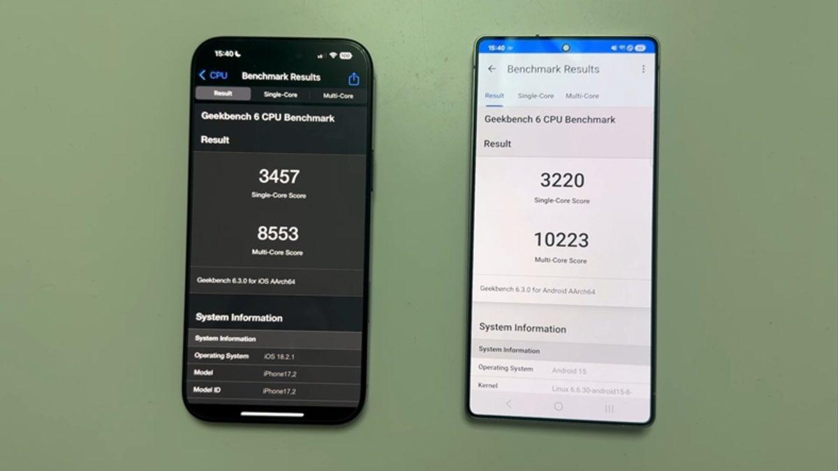 Samsung Galaxy S25 Ultra ve iPhone 16 Pro Max Teste Girdi: İşte Performansta 2025’in Galibi!
