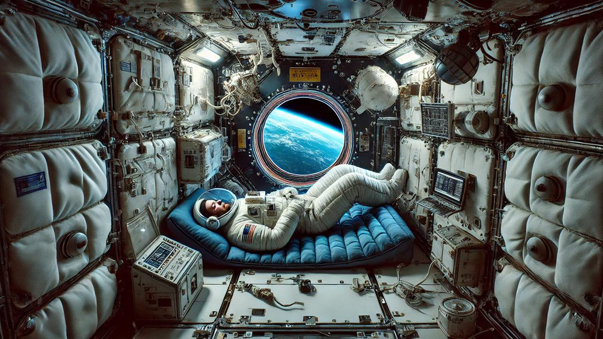 Astronotlar Yer Çekimi Olmayan Ortamda Nasıl Mışıl Mışıl Uyuyor? Sandığınız Gibi Süzülerek Değil!