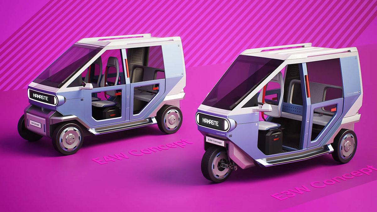 Hyundai, Üç ve Dört Tekerlekli Versiyonları Olan Mikro Elektrikli Araçlarını Duyurdu