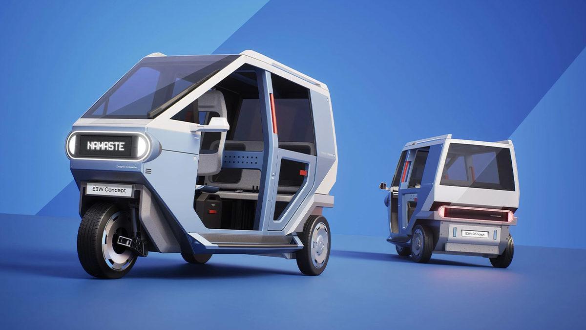Hyundai, Üç ve Dört Tekerlekli Versiyonları Olan Mikro Elektrikli Araçlarını Duyurdu