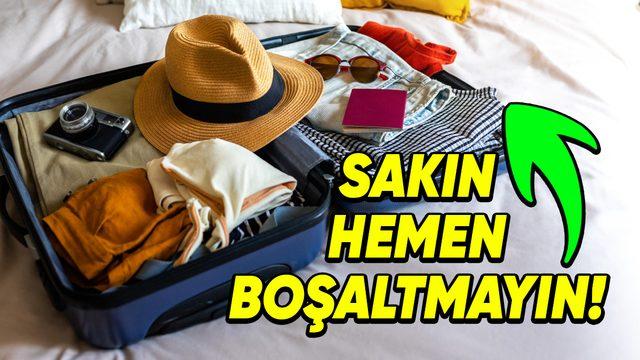 Seyahatten Döner Dönmez Neden Bavulunuzu Boşaltmak Yerine Bir Köşede 2 Hafta Bekletmelisiniz?