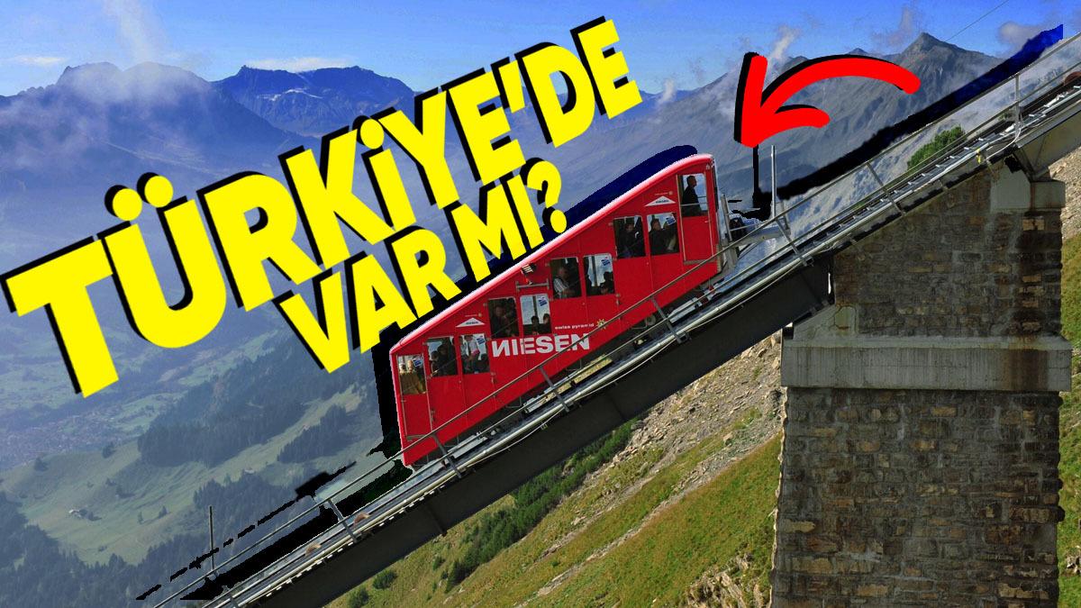 Dağa Tırmanıyor Gibi Görünen "Füniküler" Sistemli Trenler Bakın Nasıl Çalışıyor: Ülkemizde de Var mı?