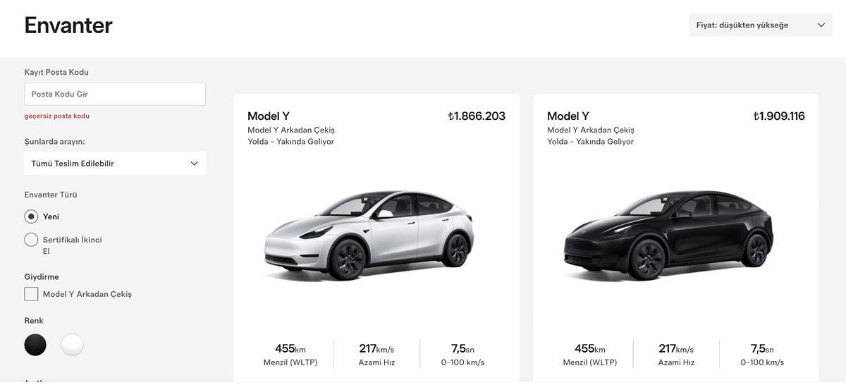 Tesla, Türkiye’deki Model Y Siparişlerini Durdurdu!