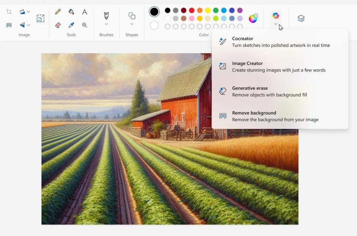 Microsoft’un Yapay Zekâ Modeli Copilot, Şimdi de Paint’e Geliyor!