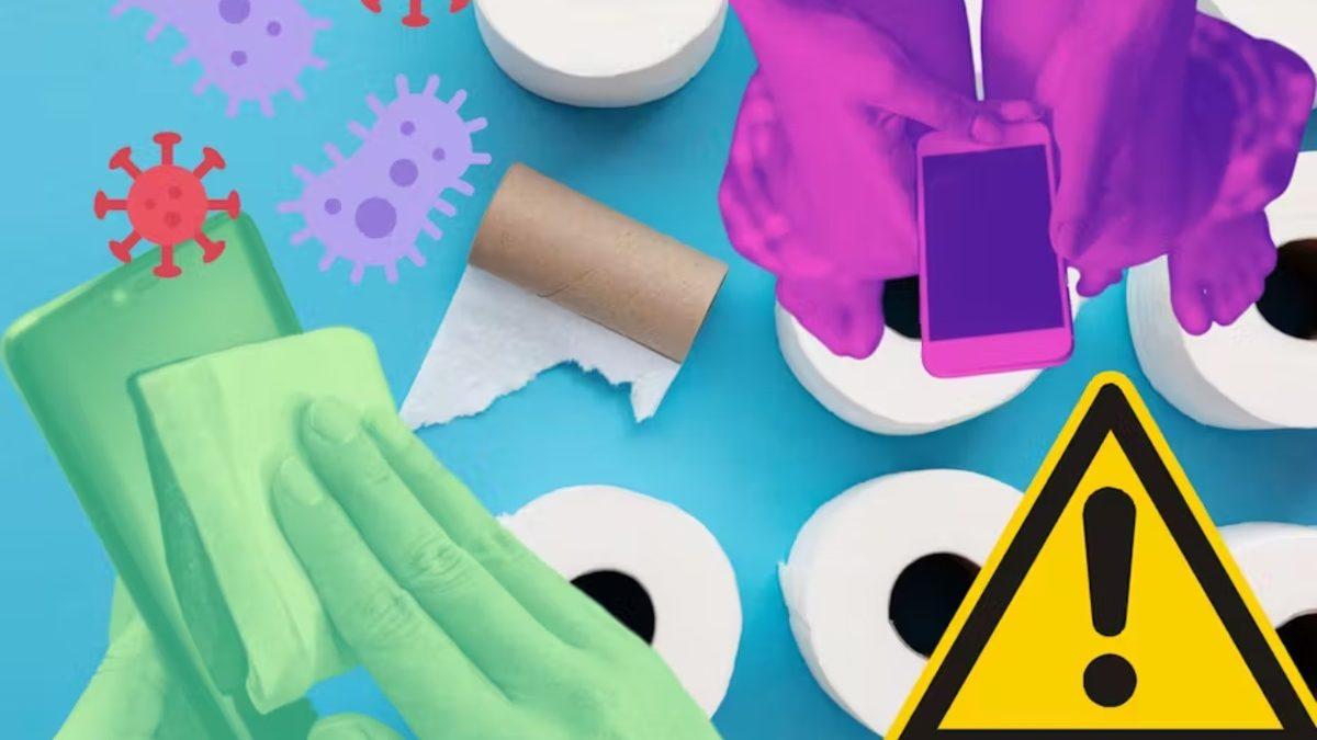 Âdeta Bakteri Yuvası Hâline Gelen Cep Telefonlarını En İyi Nasıl Temizleyebilirsiniz? (Tuvaletten Daha Kirli!)