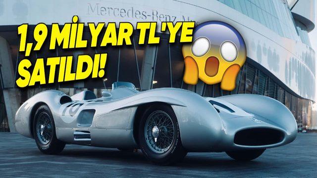 Mercedes-Benz’in En İkonik Yarış Araçlarından Biri, Rekor Fiyata Satıldı: Tam 1,9 Milyar TL