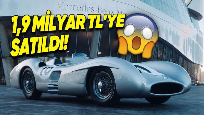 Mercedes-Benz’in En İkonik Yarış Araçlarından Biri, Rekor Fiyata Satıldı: Tam 1,9 Milyar TL