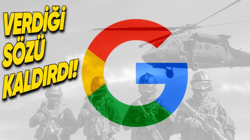 Google, Yapay Zekâyı Askerî Amaçlar İçin Kullanmayacağı Sözünü, Sessizce Sitesinden Kaldırdı