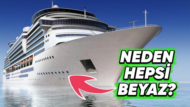 Yolcu Gemileri ve Lüks Yatlar Neden Özellikle Beyaza Boyanır? Sebebinin Görsellik Olduğunu Düşünenler Şimdiden Yanıldı!