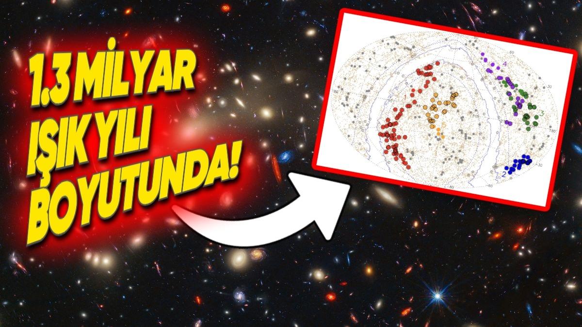 Evrendeki En Büyük Yapı Keşfedildi! 1,3 Milyar Işık Yılı Boyutunda