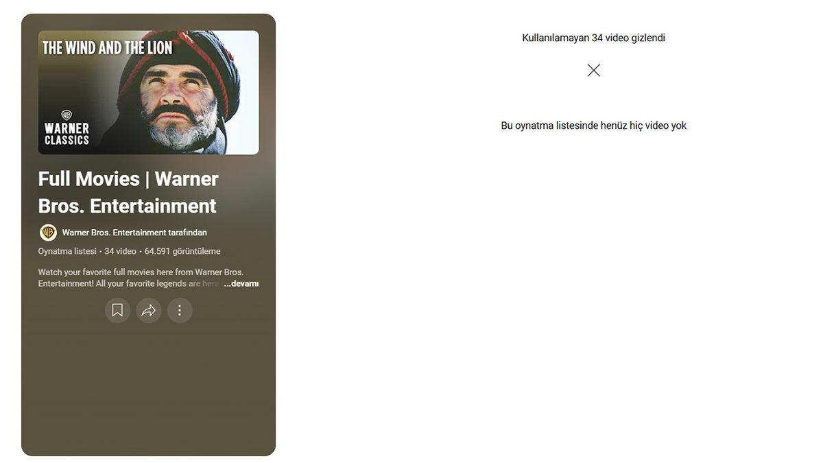 Warner Bros., Bazı Filmlerini YouTube’da Ücretsiz Yayımladı: İşte o Filmler