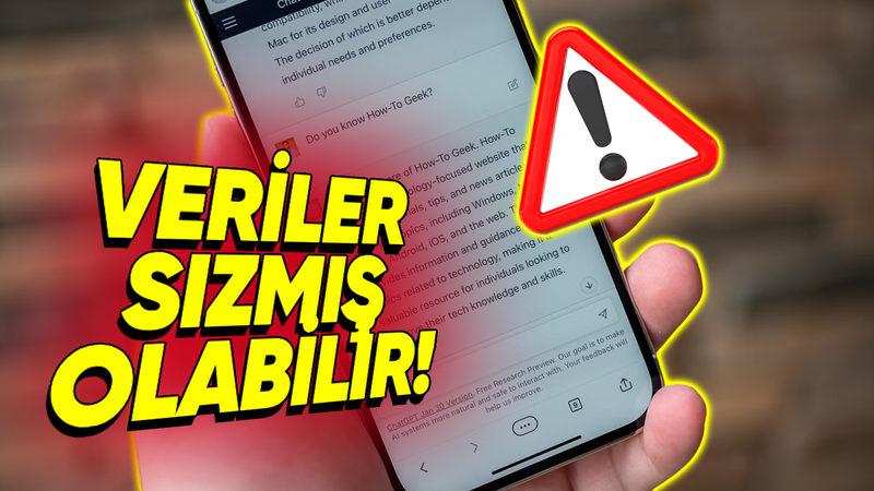 20 Milyon ChatGPT Kullanıcısının Verileri Sızmış Olabilir: Sızdığı İddia Edilen Veriler Neleri İçeriyor?