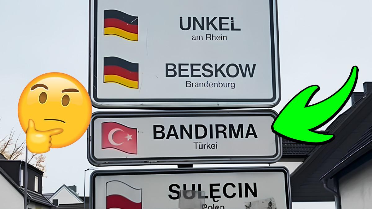 Almanya’nın Kamen Şehrindeki Bir Ana Caddede Yer Alan ’Bandırma’ Tabelası Aslında Neyin Nesi?