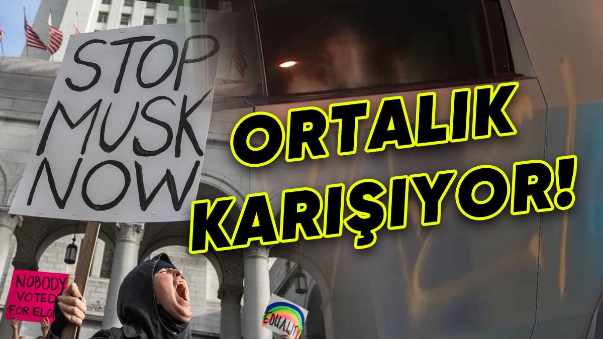 Elon Musk’a "DOGE" Protestoları Başladı: İnsanlar Yolda Gördükleri Tesla’lara Saldırıyorlar