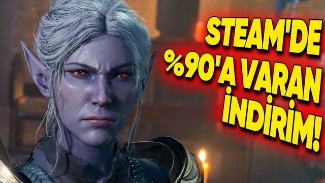 Steam’de Bu Hafta İndirime Giren Oyunlar: Baldur’s Gate 3 Dahil Yüzlerce Oyunda %90 İndirimi Kaçırmayın!