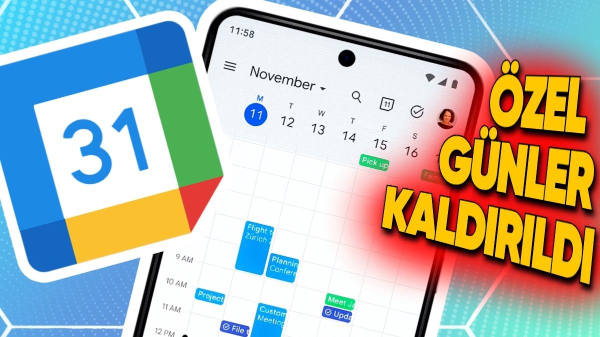 Google, Neden Takvimdeki Bazı Özel Gün ve Ayları Durduk Yere Kaldırdığını Açıkladı!