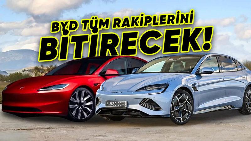 BYD, Tek Bir Açıklamasıyla Tesla’ya Bir Günde 200 Milyar Dolar Kaybettirdi