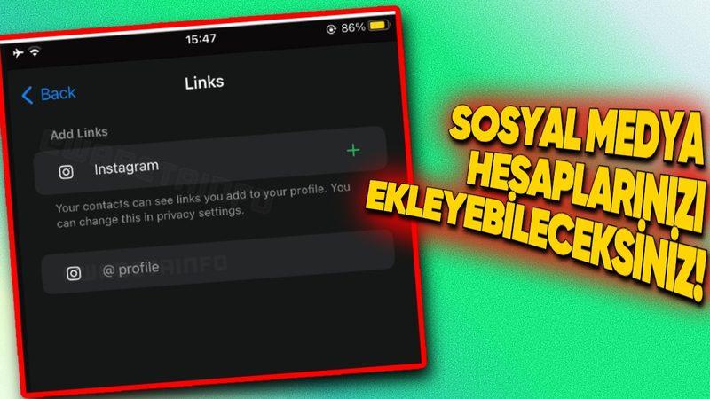 Yakında WhatsApp Profilinize Instagram Gibi Sosyal Medya Hesaplarınızı Ekleyebileceksiniz